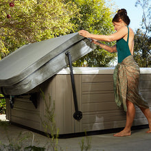 Load image into Gallery viewer, Woman using a pro lift 2 hot tub cover lifter