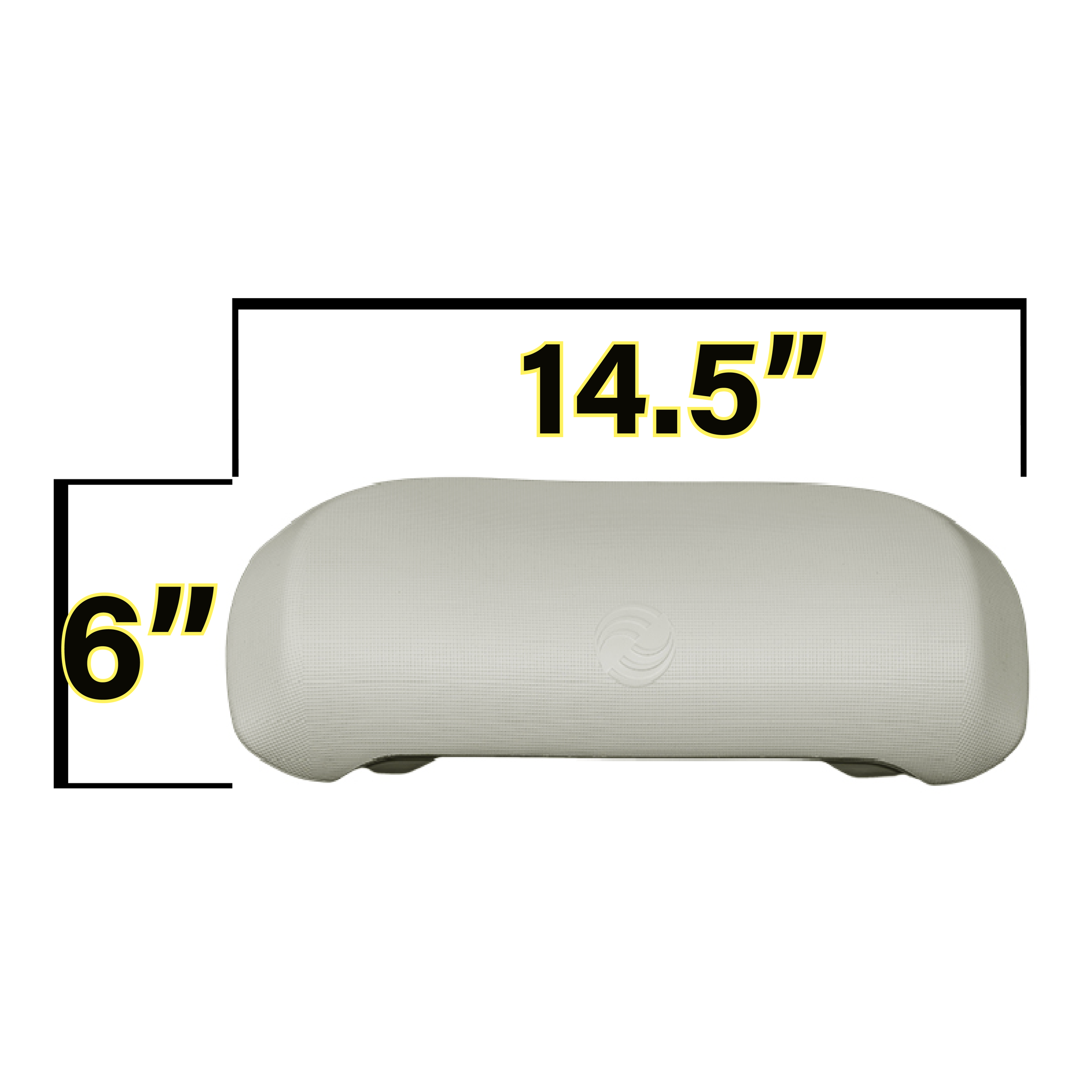 Happy HHT312 Grey Hot Tub Pillow Compatible With Hot Spring Spas