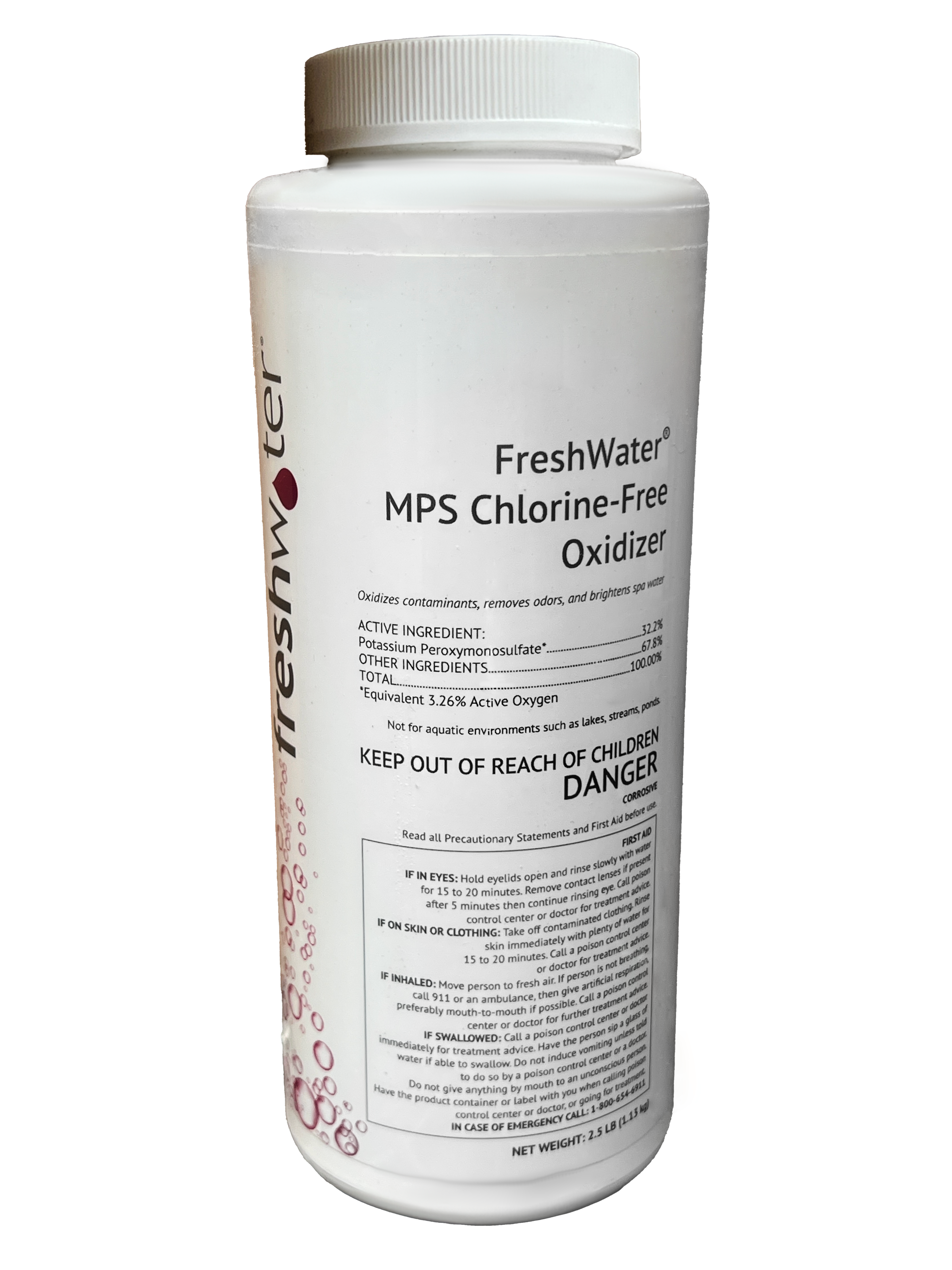 meimei様　SPASHAN 2019S Freshwater MPS Chlorine-Free Oxidizer – The Spa and Sauna Company