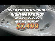 Load and play video in Gallery viewer, Used 2011 Hot Spring Highlife Prodigy Model Spa - Sparks Showroom
