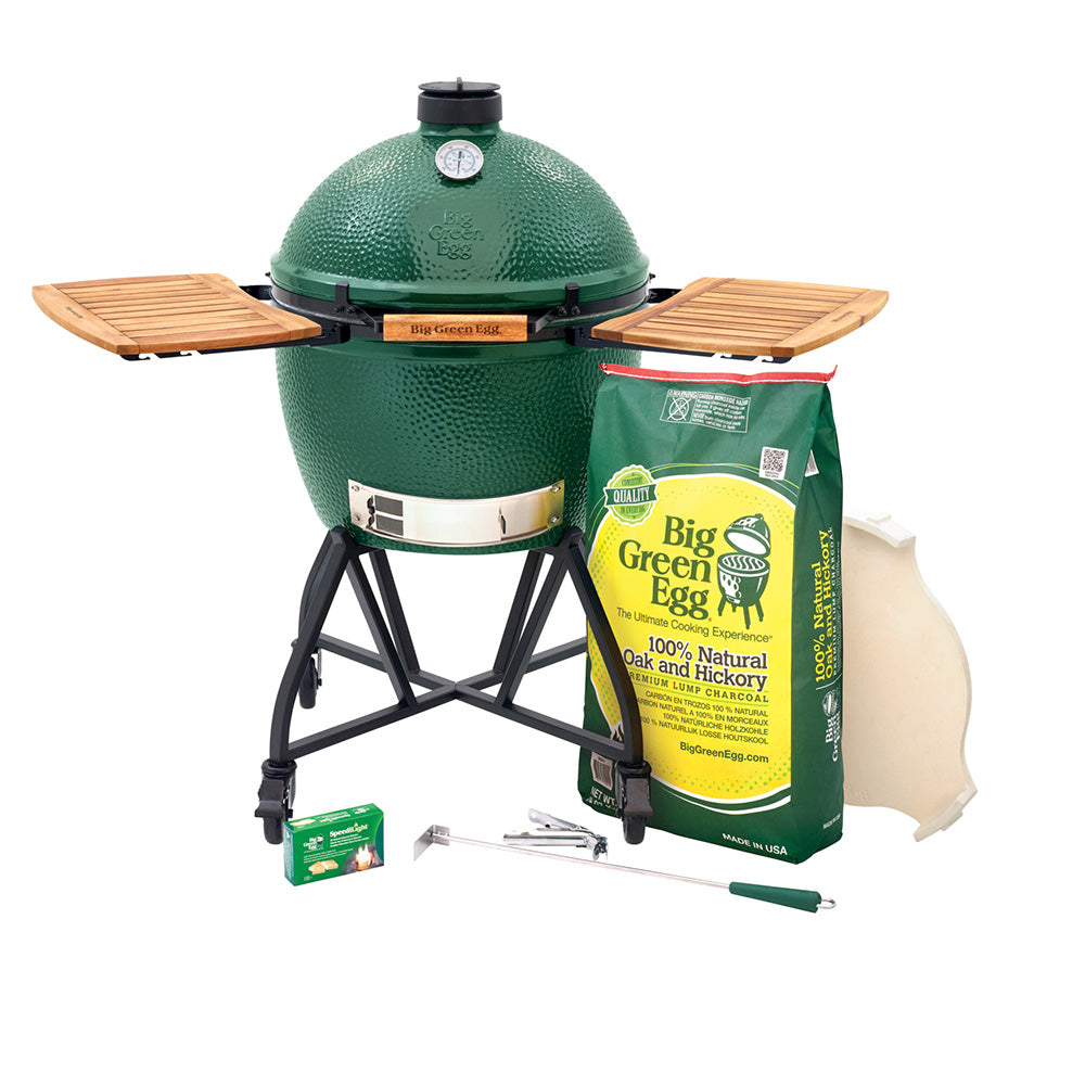 Extra Large Big Green Egg Package with Wood Mates