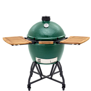 Extra Large Big Green Egg with Wood Mates Extended