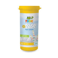 Bottle of FROG @ease Test Strips.  Yellow bottle with yellow cap.