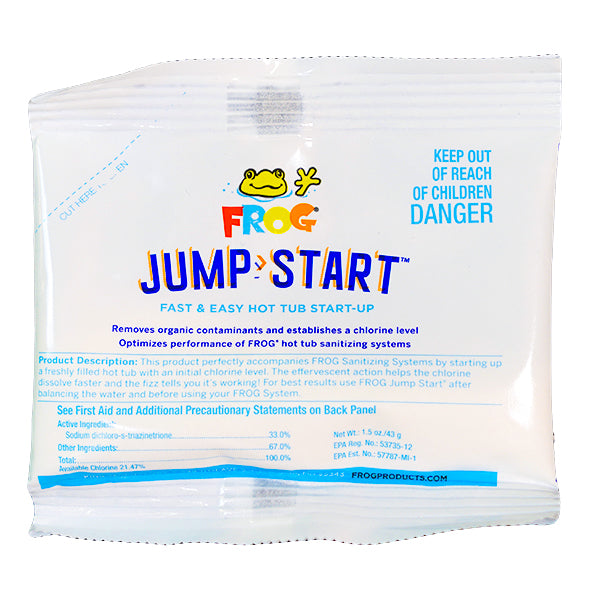 Spa Frog Jump Start Hot Tub Shock Packet - Shop Hot Tub Water Care ...