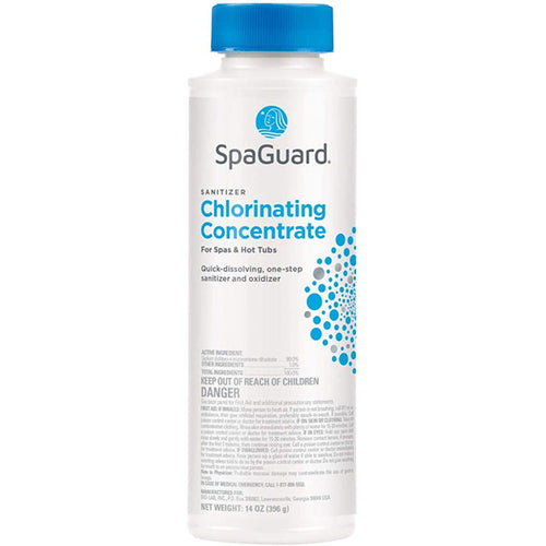 SpaGuard Chlorinating Concentrate 14 ounce bottle